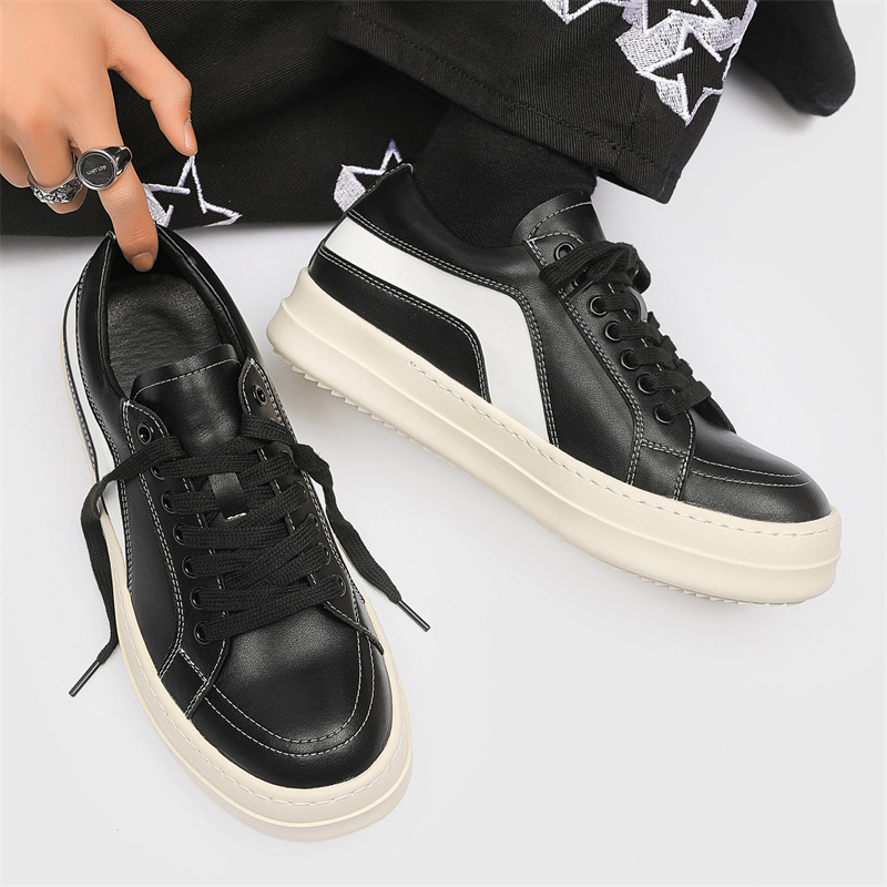 2024 New Thick-soled Fashionable All-match Comfortable White Shoes Laser Hollow-out Niche Minor Style Design Casual Shoes