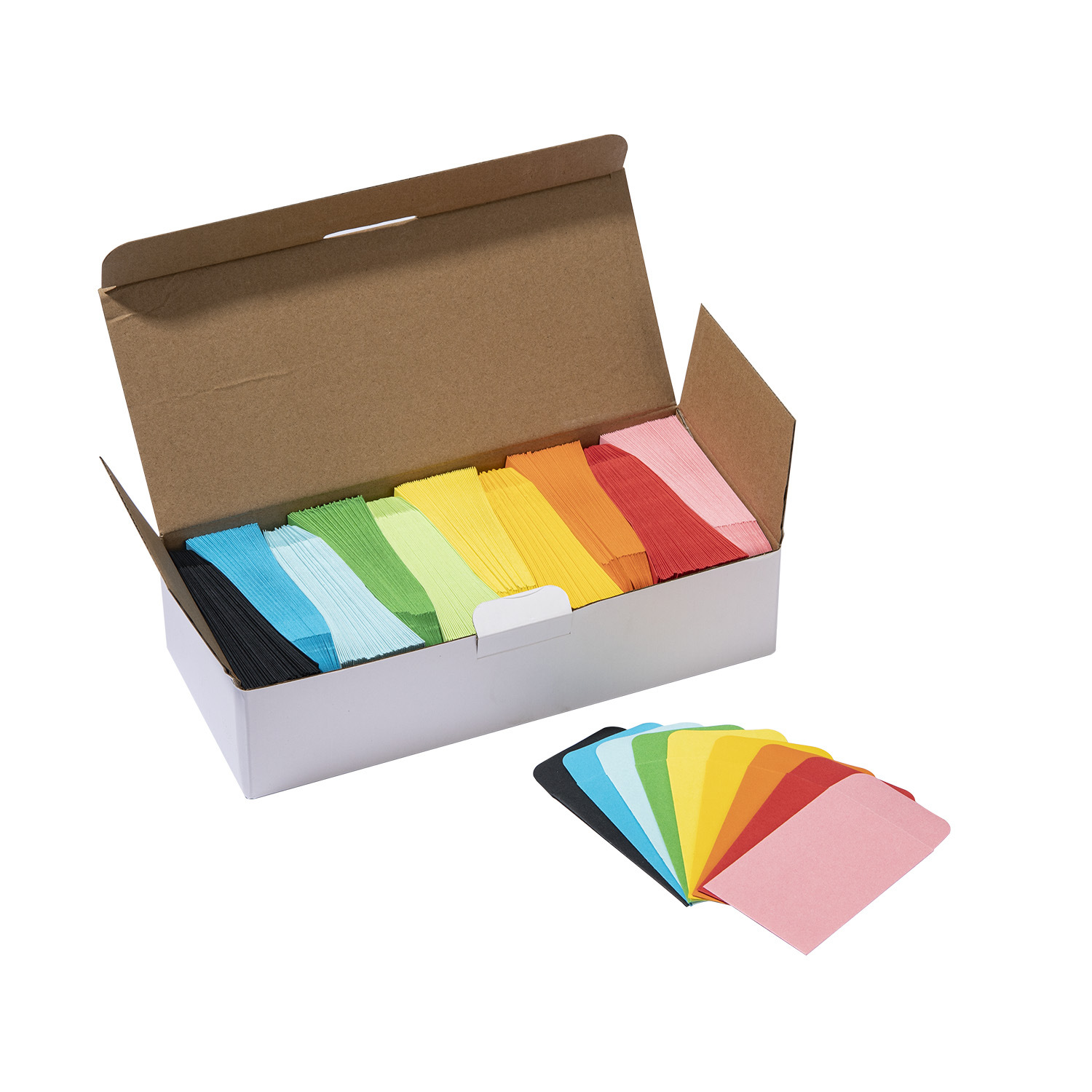 in stock cross-border color envelope Chinese saliva glue self-adhesive Amazon solid color blank change seed envelope wholesale