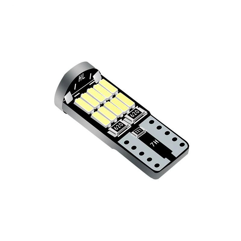 Car LED width indicator light T10 4014 26SMD decoding bright car light W5W reading light license plate light small bulb