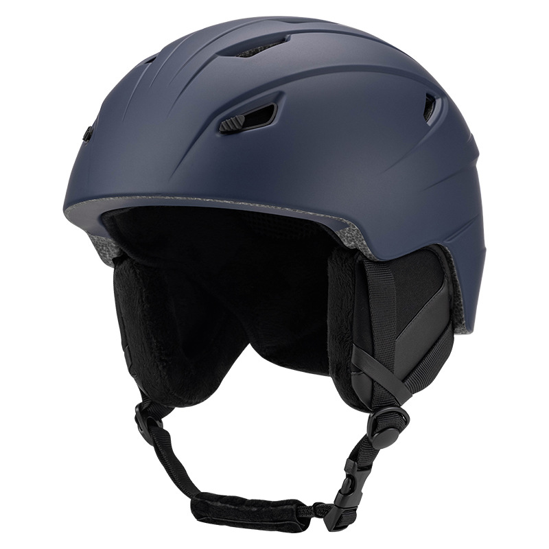 Cross-border new ski helmet set for adults and children outdoor sports universal one-piece goggles with safety helmet