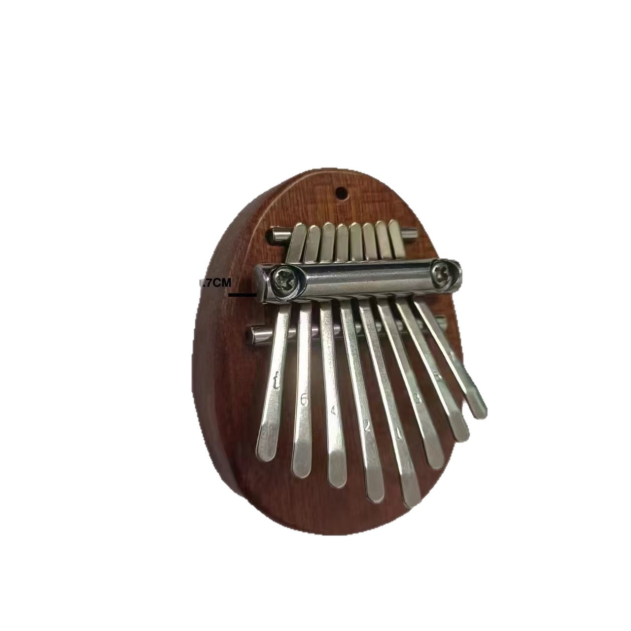 Eight-Tone Thumb Piano Cross-Border Hot-Selling Product Factory Ready-Made Bag Label Can Be Customized Mini Thumb Piano Kalimba