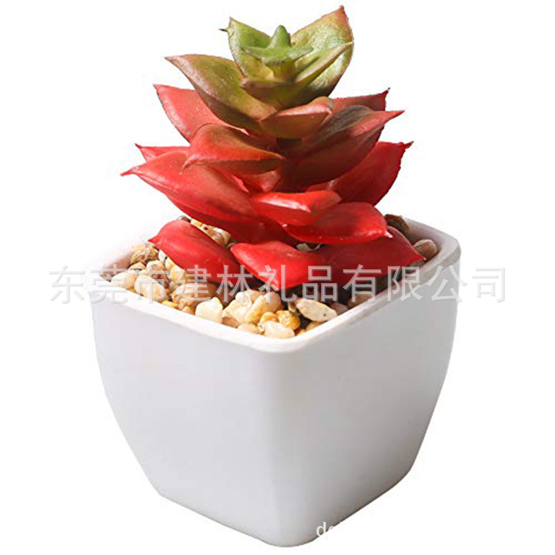Factory direct supply of potted plants, green plants, fleshy artificial flowers, potted artificial plants, home decoration, Nordic customization