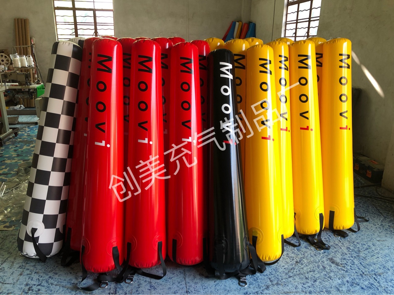 Factory Direct Sales Wholesale Outdoor Water Sports Inflatable Buoy Triangle Buoy Water Race Pile Floating Ball