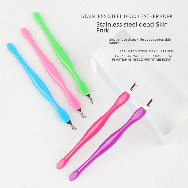 Nail Art Dead Skin Fork Nail Care Nail Art Dead Skin Push Exfoliating Dead Skin Nail Barb Exfoliating Dead Skin Repair Tool