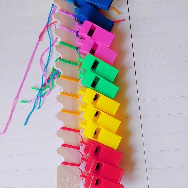 Plastic Whistle Football Training Referee Toy Cheering Fan Party Outdoor Life-Saving Whistle Trendy Outdoor Essential