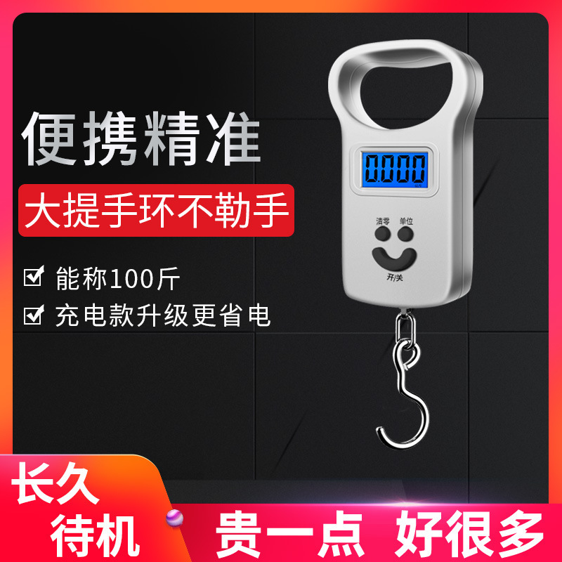 Мини портативные цифровые весы 50кг портативные высокоточные домашние весы малые пружинные