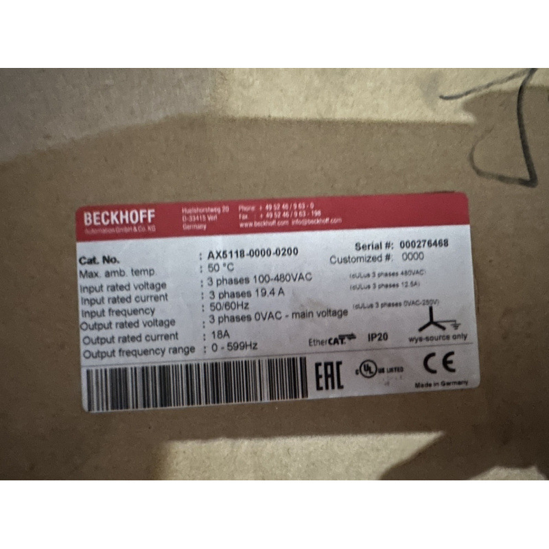 genuine goods Beifu brand new original drive AX5118-0000-0200, with packaging,