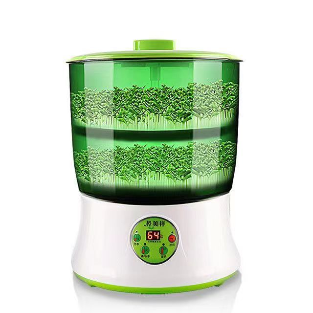 Cross-border bean sprout machine household 110v English small large capacity green bean sprout machine Sprout machine homemade bean teeth