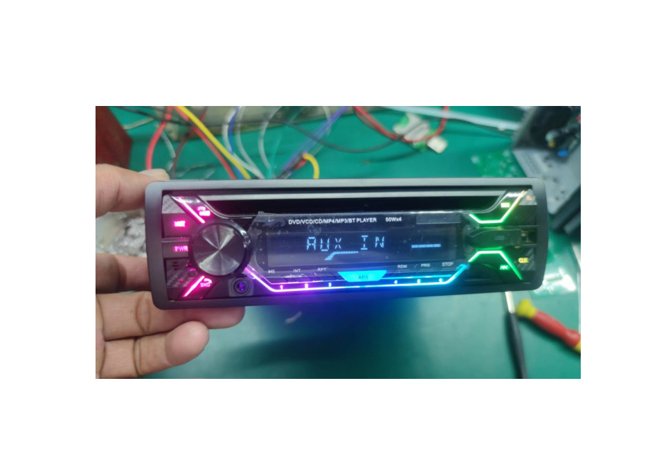 1200 cool RGB colorful button light single set car Bluetooth DVD player AM/FM/RDS/DAB optional
