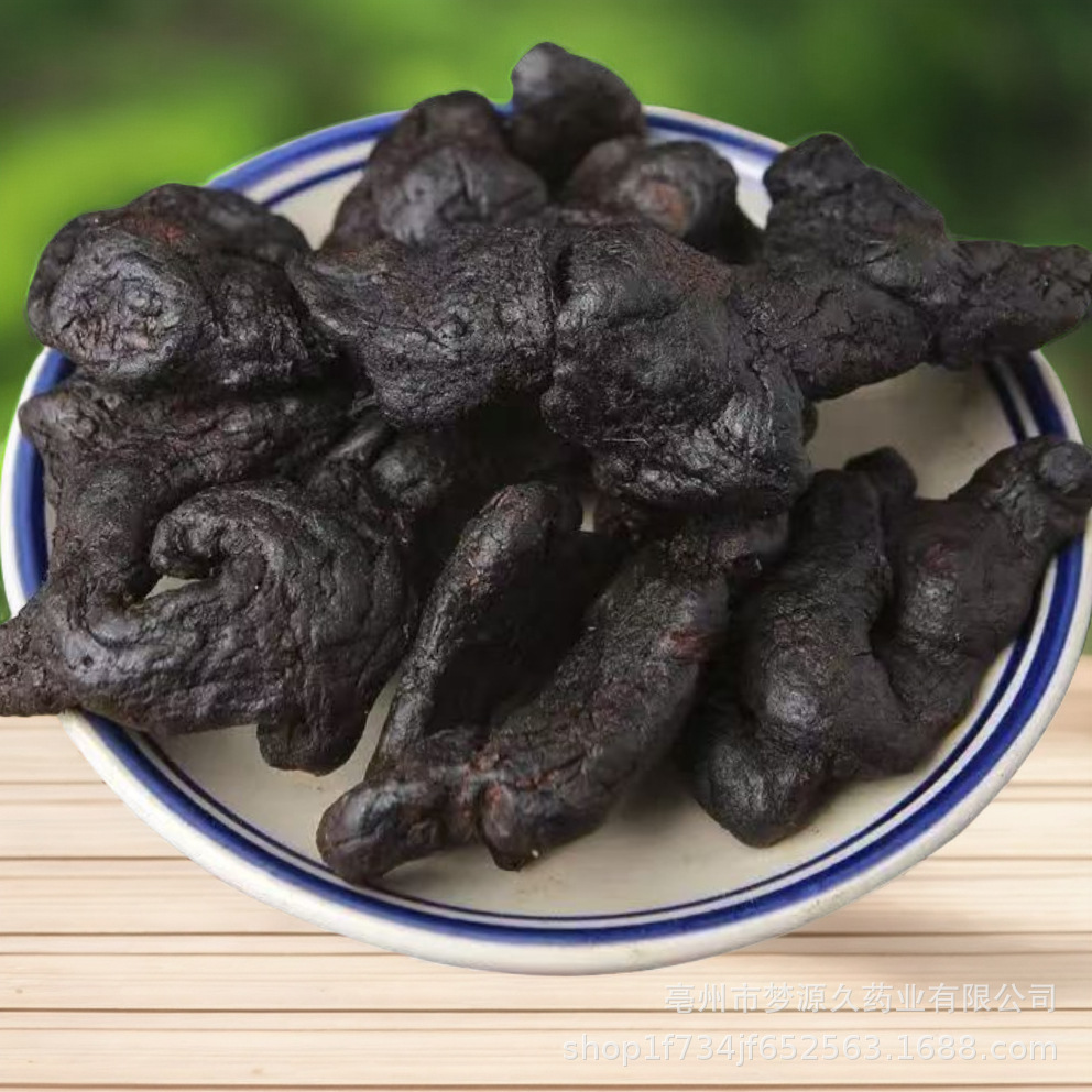 New Arrival Jiuhuashan Nine Steamed Nine Sun Polygonatum Japonica Polygonatum Japonica Tablets Polygonatum Granules in Bulk 500g Wholesale Medicine and Food Homologous