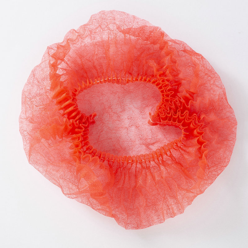 Disposable Headgear Non-woven Strip Cap Food Factory Workshop Dustproof Breathable Non-woven Headgear Strip Cap Hair Net