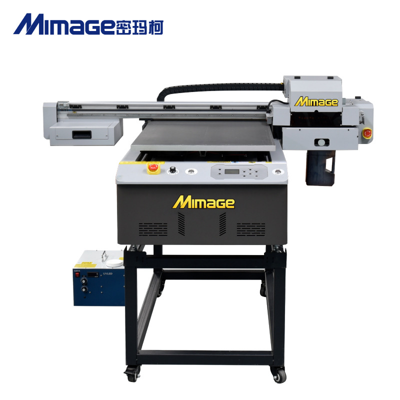 Mimage 6090 High Speed Mobile Phone Case Leather Logo Sign Acrylic Uv Flatbed Printer High Precision