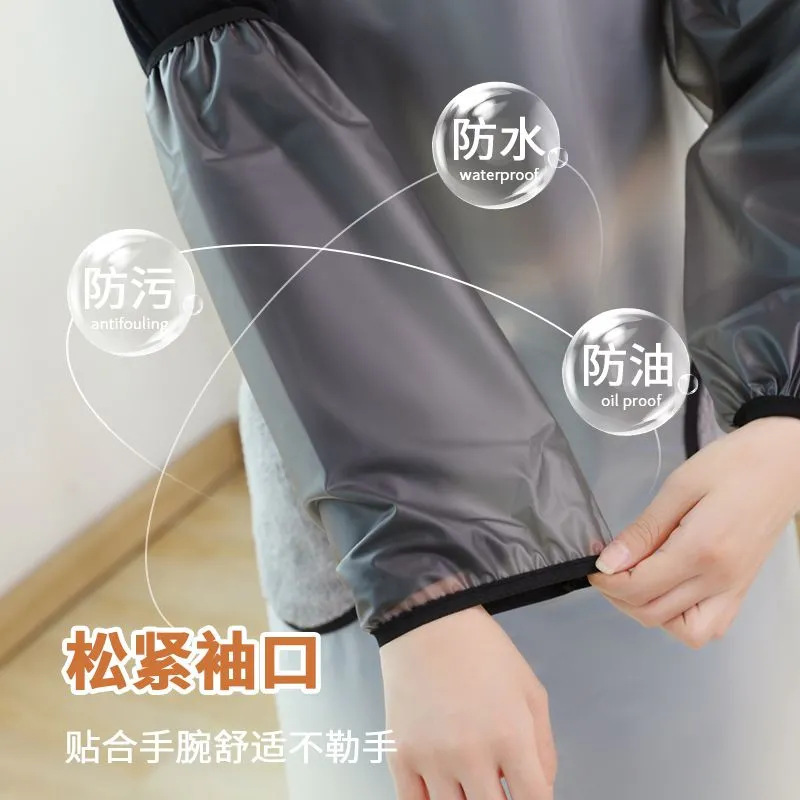 Wholesale: Autumn and Winter Soft Leather Waterproof Sleeves, Oil-Proof and Dirt-Resistant, Work Home Kitchen Oil-Proof Hand Sleeves, Men and Women Resistant