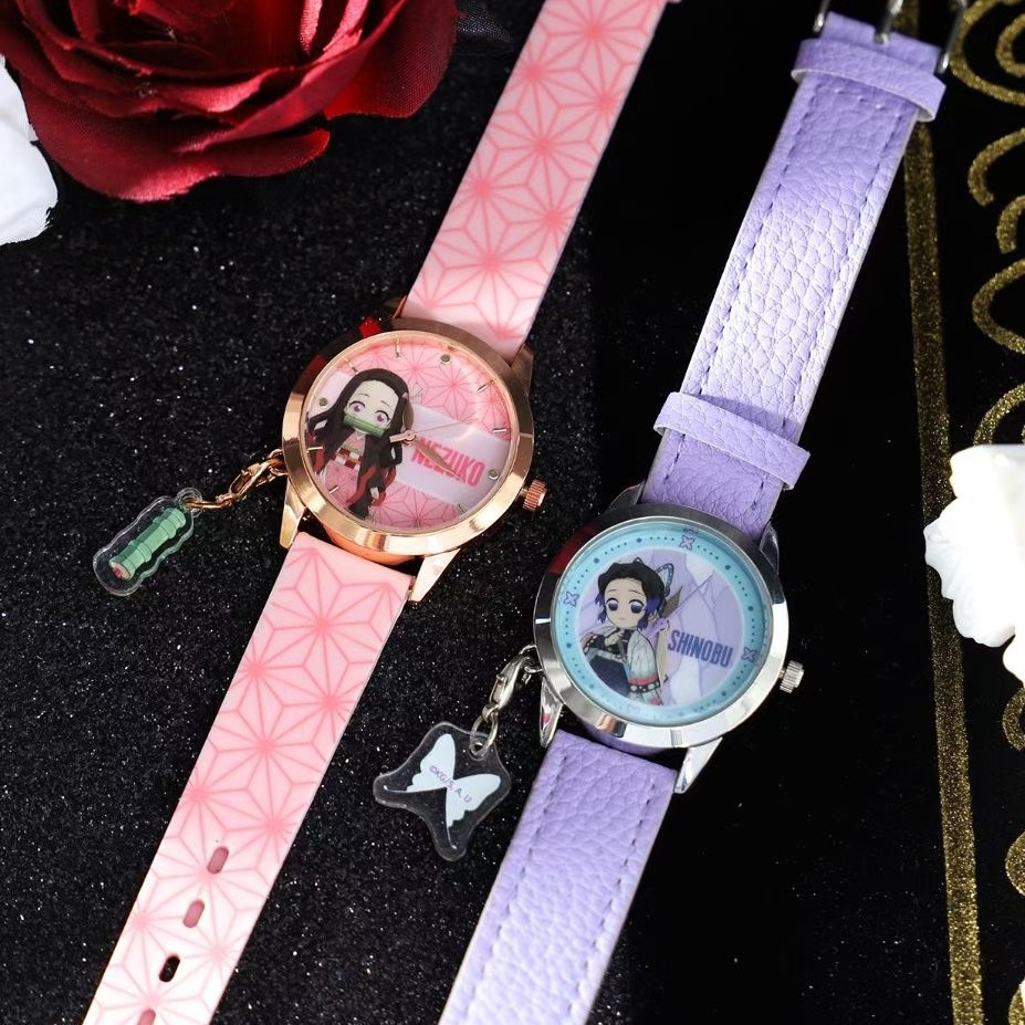 Official Qingyifang Demon Slayer: Kimetsu No Yaiba First Edition Blind Box Watch Series Watch Blind Box Anime Peripheral Wristwatch Gift