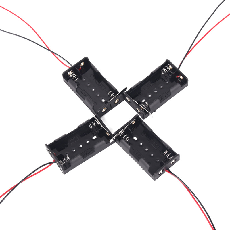 Factory direct knife switch battery box No. 5 2 battery box single section three four batteries small production accessories