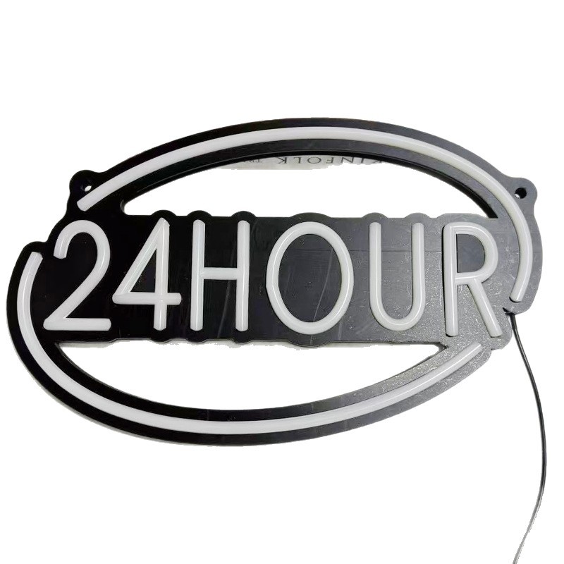 Colorful Open Colorful Full-Color Neon Lights Are Open 24 Hours a Day 24Hour Multicolored