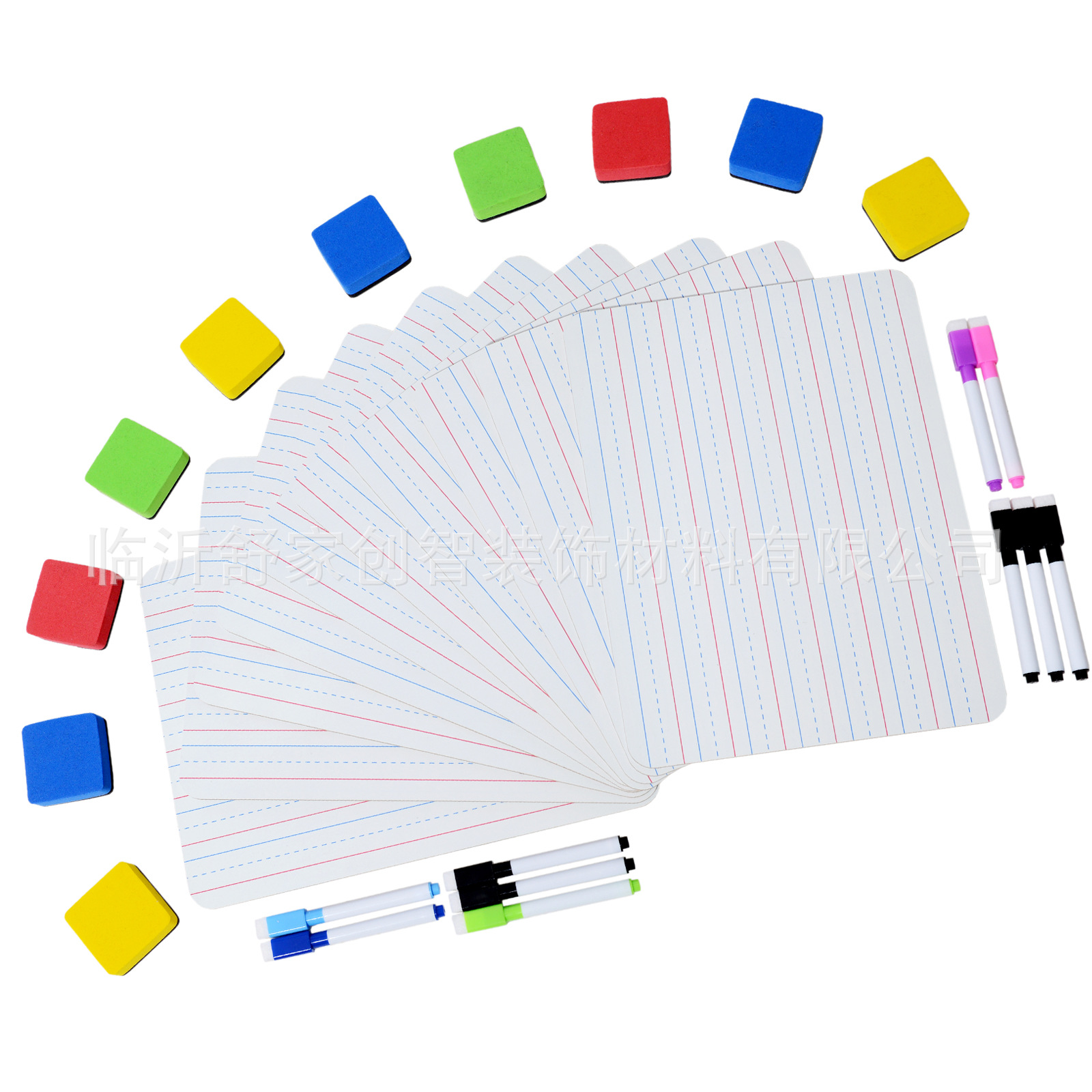 Оптовая маленькая двусторонняя стираемая доска для рисования детей ручная белая доска