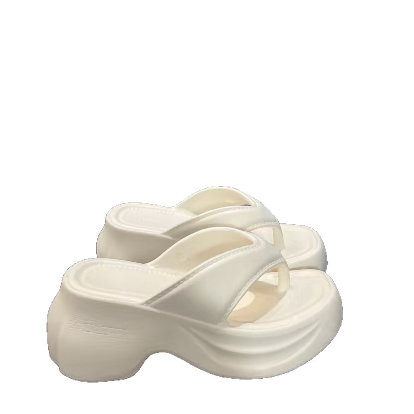 2025 New Simple Style Flip-Flops for Women's Summer Outer Wear Flip-Flops for Beach Vacation Lazy Slippers