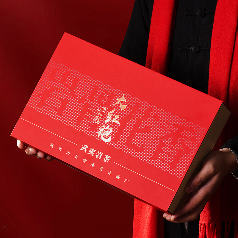 Wuyi Rock Tea red robe tea gift box fragrant golden Junmei 250g tea bag tea gift