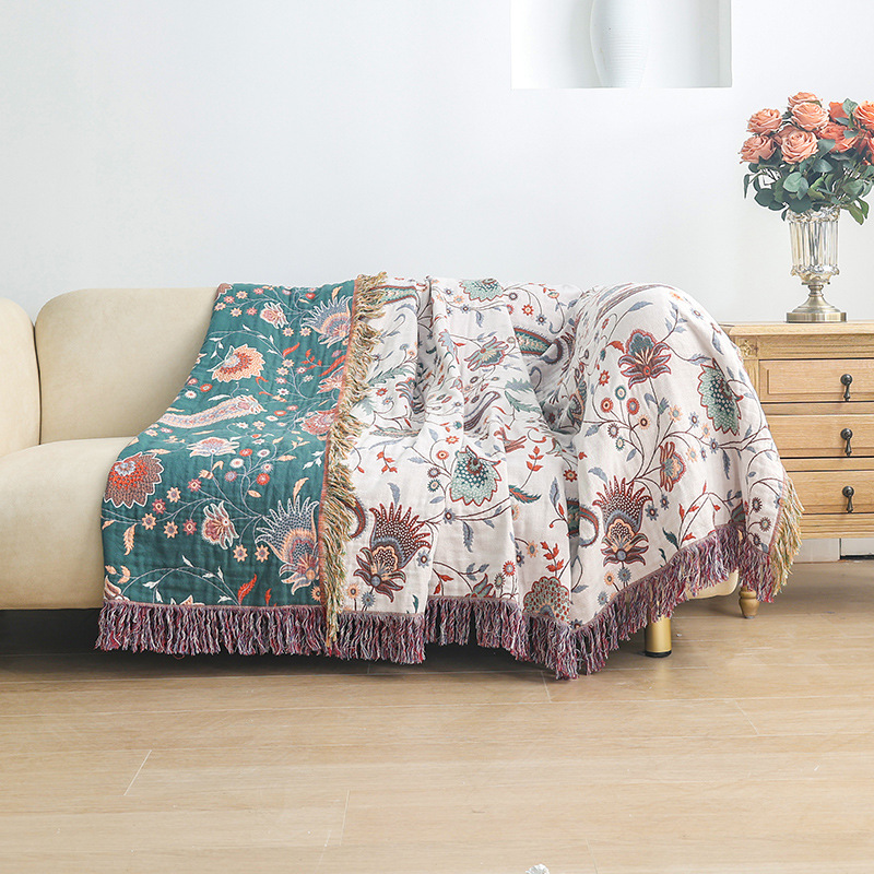 Winter Universal Sofa Towel Four Seasons Universal Cover Cloth Bed Cover Sofa Cushion Cover Blanket Single Triple Multifunctional Blanket