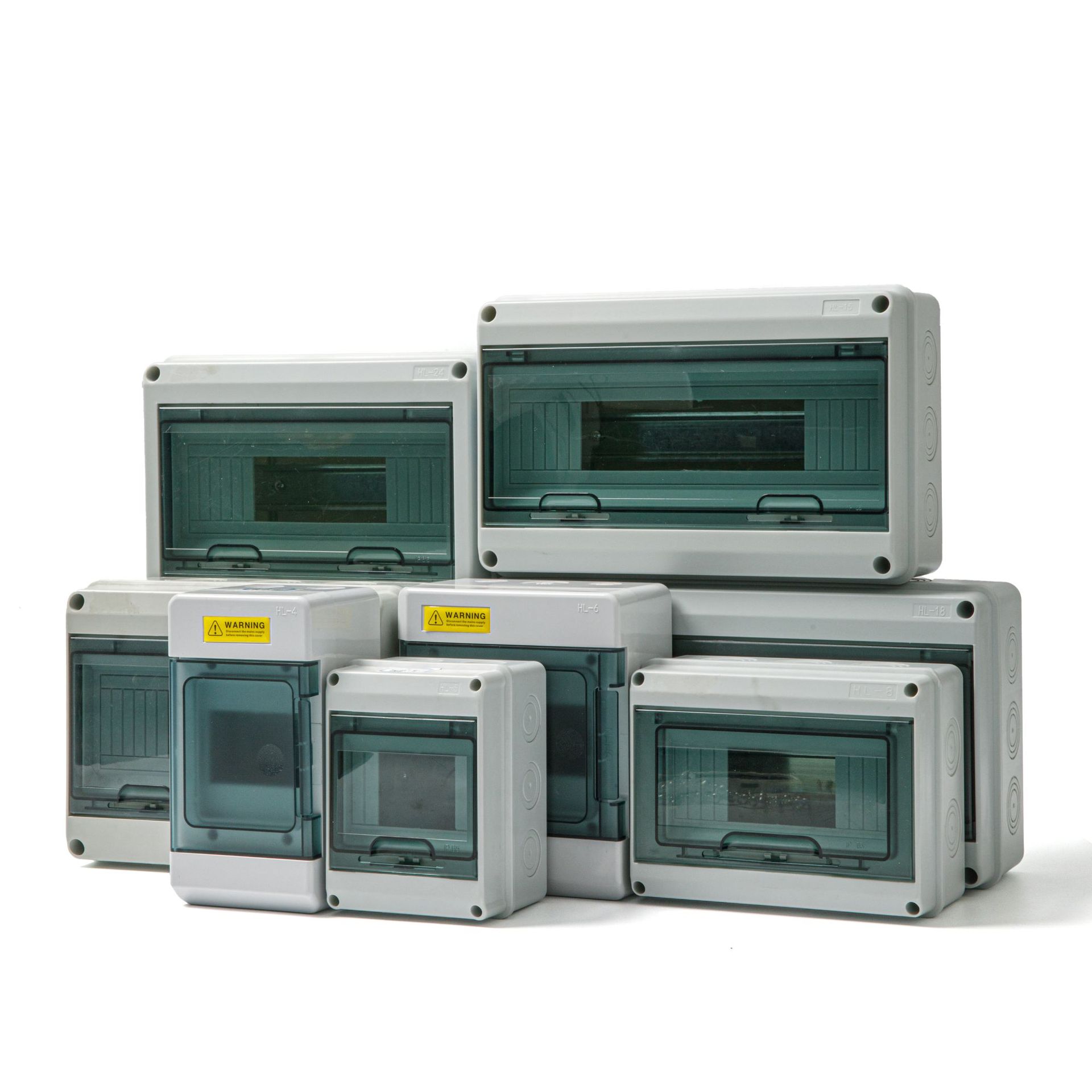 Ht Outdoor Circuit Breaker Air Switch Box Surface-Mounted Plastic Wiring Box Ip65 Circuit Box Distribution Box Charging Pile