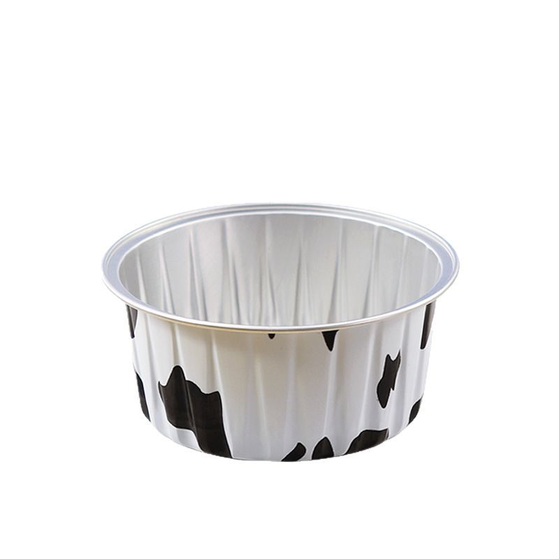 Thick aluminum foil tin paper cup durian cake pudding cup baking Cup 125ML round baking mold Snow Beauty Cup