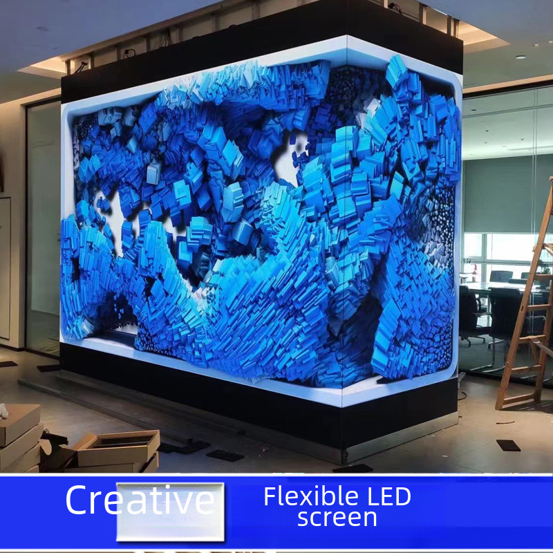 Led High-Definition Full-Color Module Led Display Outdoor Flexible Soft Screen P1.2P1.5P1.8P2.5P3P4
