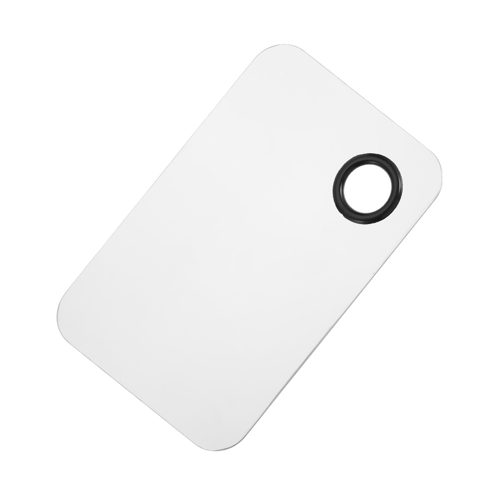 Square Stainless Steel Palette Patch suit Blending Foundation Beauty Toner Tool