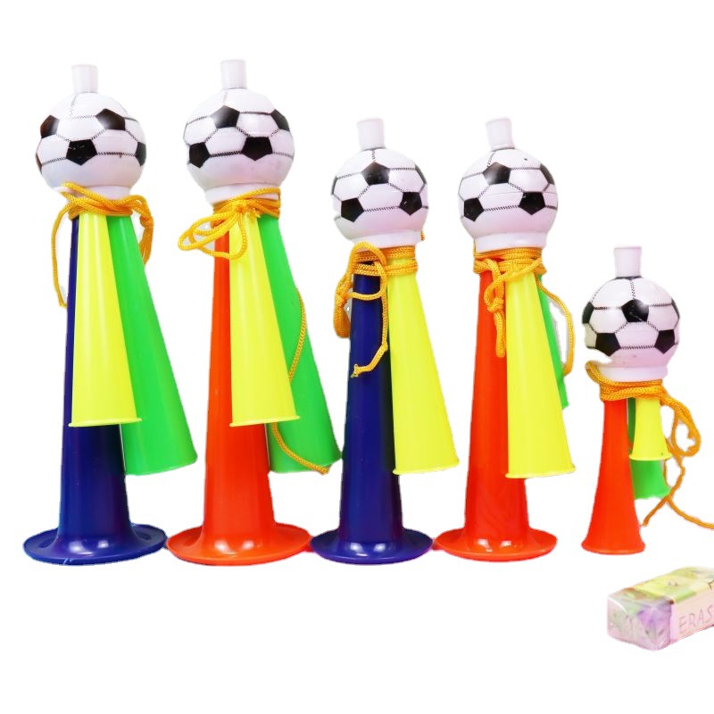 Football horn creative small gift children's toy playing musical instrument sports meeting Cheer cheer props plastic toy