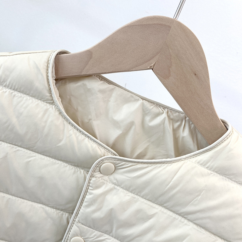 Cross-border Pinghu children's lightweight down jacket liner outer wear 2023 Winter medium and large Children girls baby white duck down