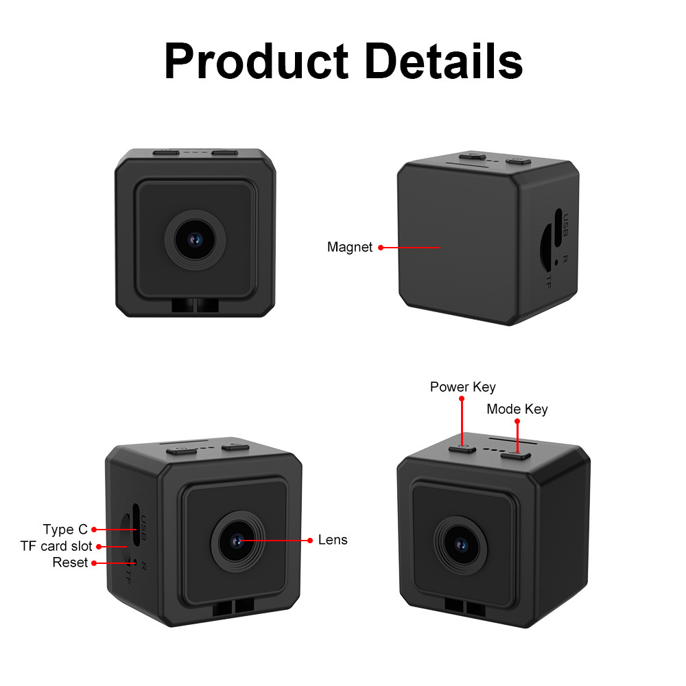 Md38 New Cross-Border High-Definition Camera Pet Camera Outdoor Travel Video Recorder Wifi Thumb Camera