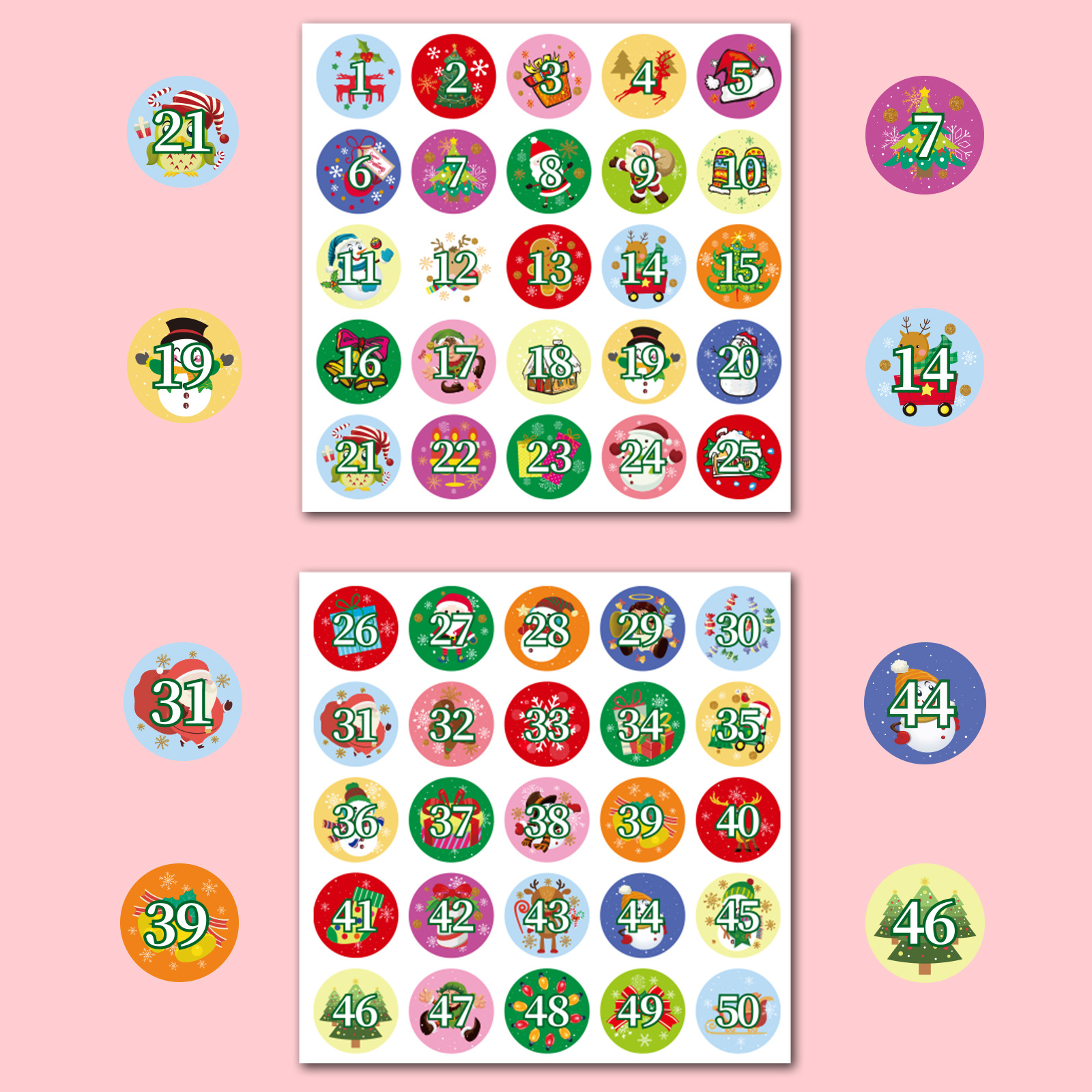 2025 Cross-Border Exclusive Cartoon Cute Animal Stickers Creative Stickers Children's Stickers Wholesale Self-Adhesive Stickers