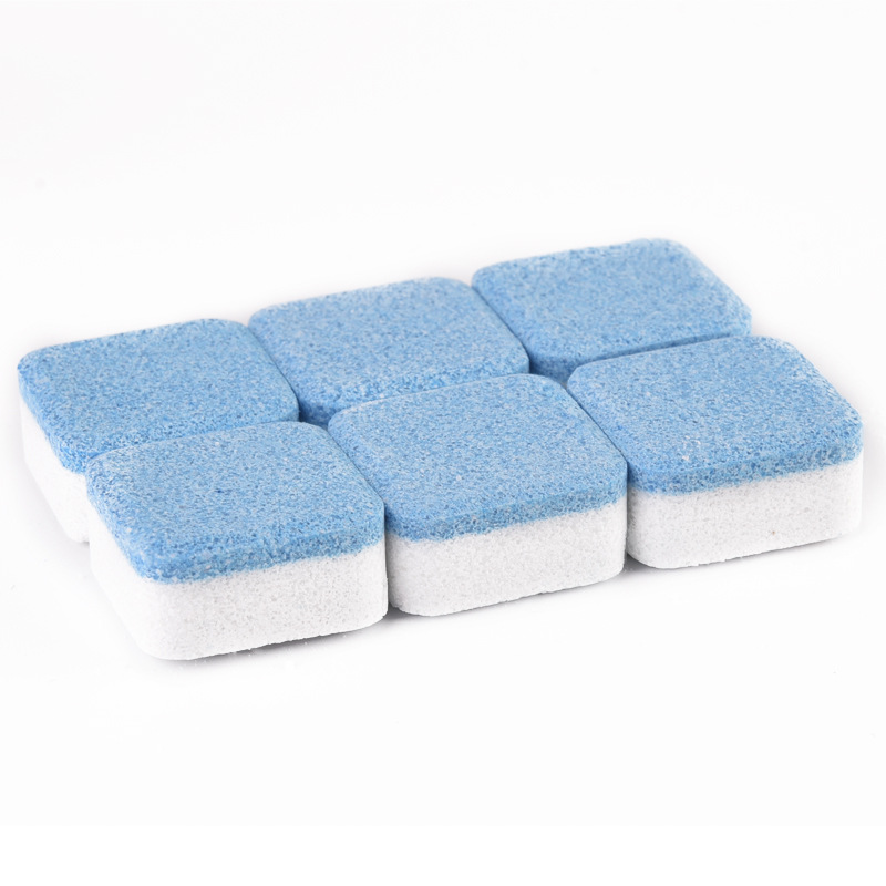 Effervescent Tablets for Washing Machine Drum, Fully Automatic Drum Washing Machine Effervescent Cleaning Tablets, Powerful Stain Removal, Mite Removal, Descaling, Loose Tablets for Sterilization