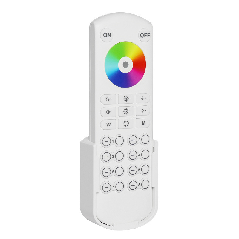 2.4g Group Led Dimming Controller Rgb/Rgbwc Colorful Light Strip Intelligent Grouping Wireless Touch Dimmer