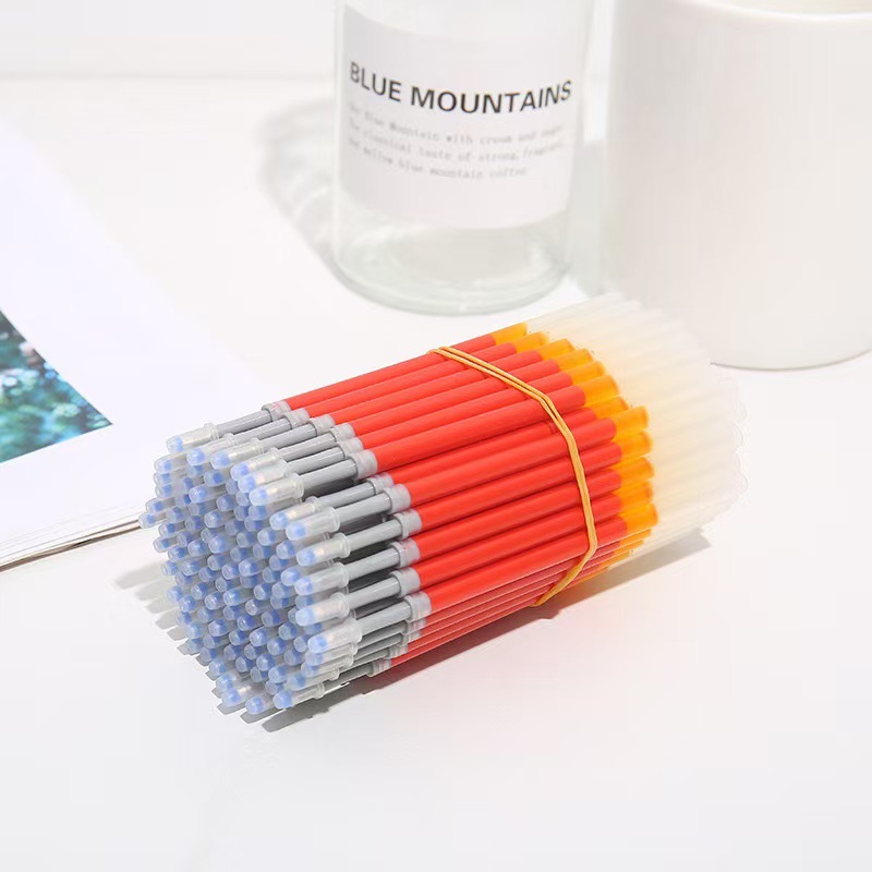K35 press gel pen refill bullet head large capacity press refill office stationery learning supplies wholesale