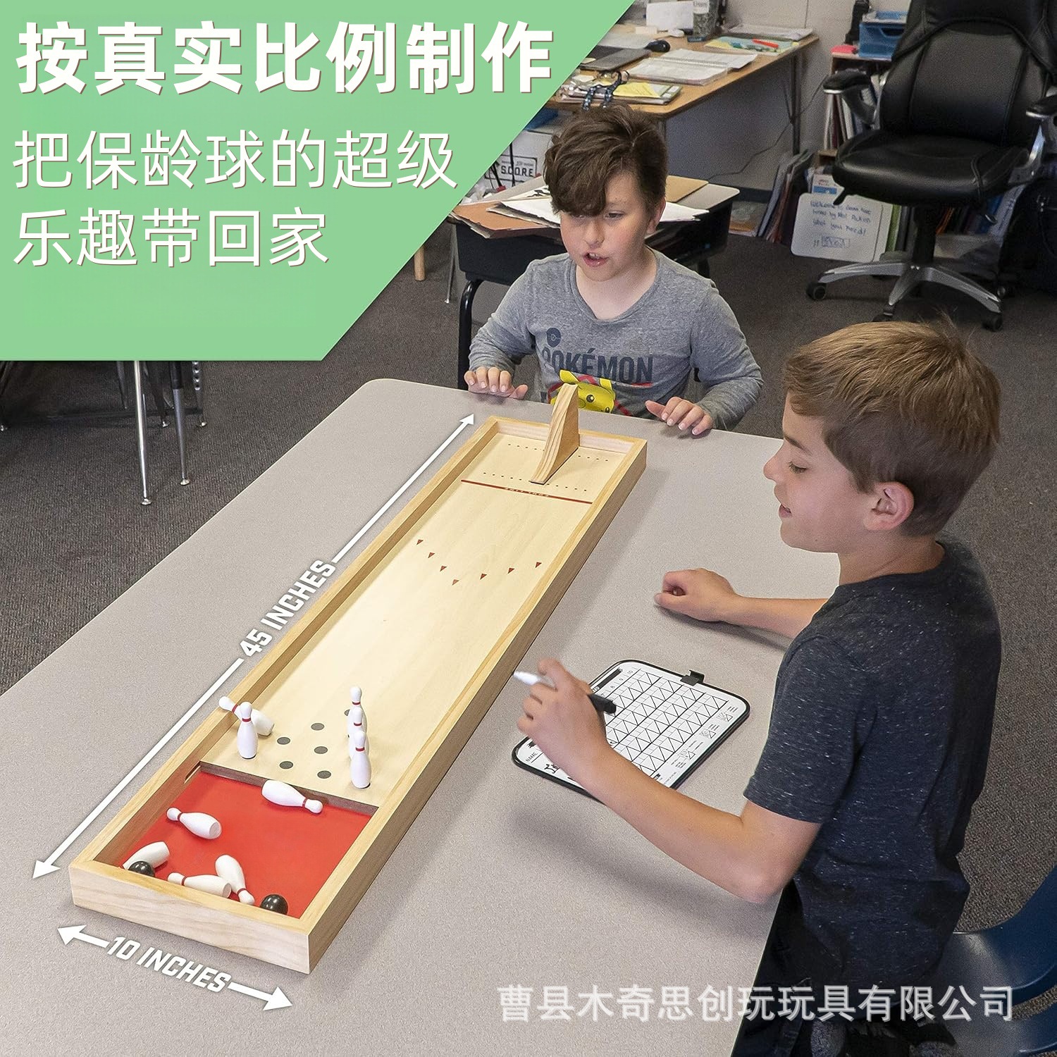 Desktop Bowling Wooden Fun Sports Games Indoor Team Building Activities Children Adult Entertainment Game Props Cross-Border
