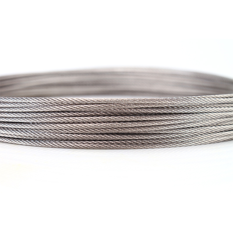 Galvanized 7*7 7*19 galvanized wire rope lifting outdoor lifting hoisting wire rope
