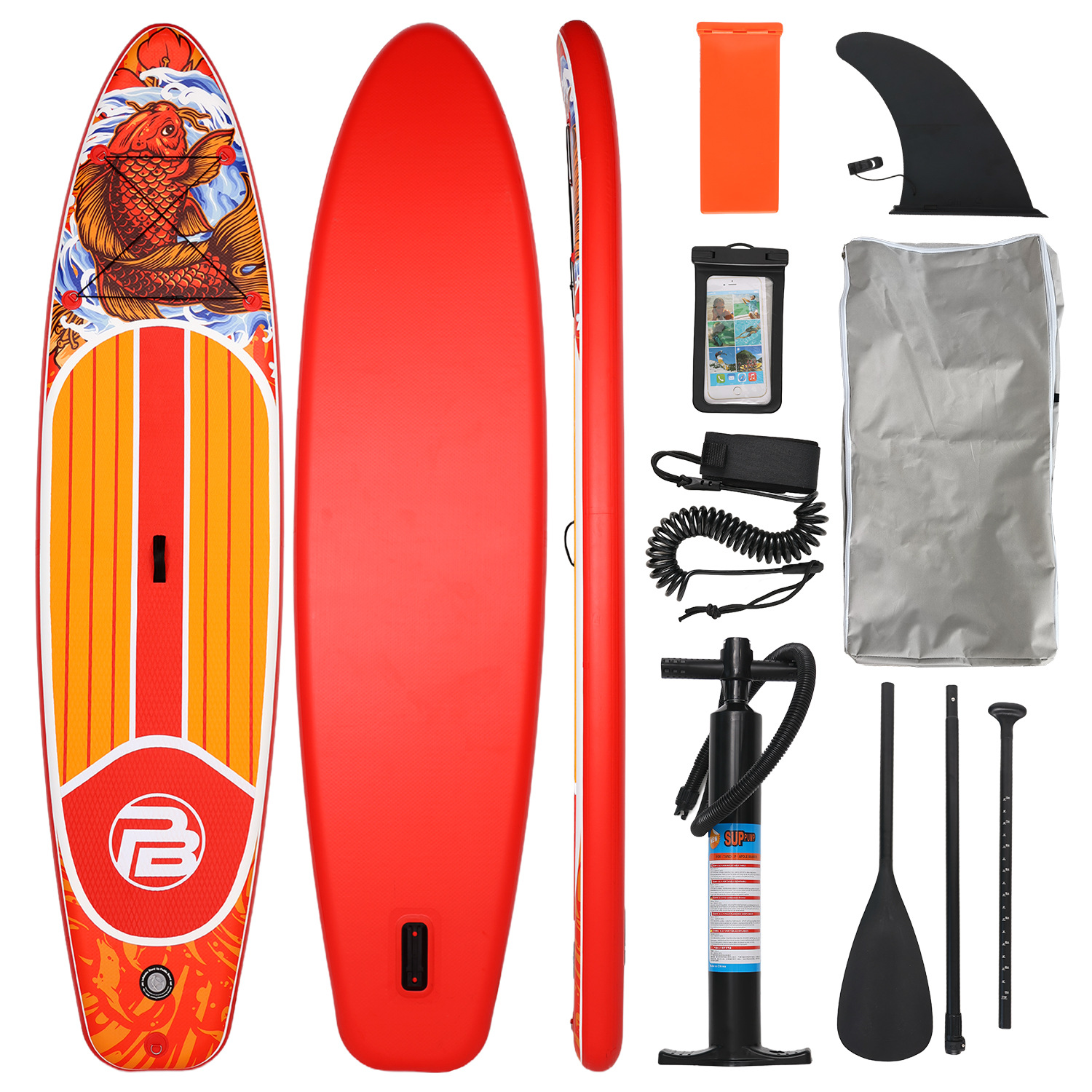 Picboard Inflatable Surfboard Paddle Board Water Sports Inflatable Paddle Board Stand-Up Inflatable Sup Board Paddle Board