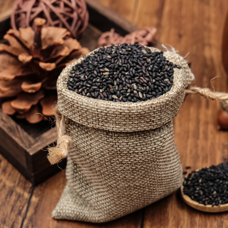 Manufacturer Wholesale Roasted and Fragrant Cooked Black Sesame Seeds, Five Grains, Freshly Ground Oil, Meal Replacement Powder Paste, Cooked Black Sesame Seeds (Hui)