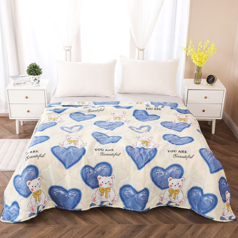 (Skin-Friendly Ecological Cotton Summer Quilt) Sleep on the Clouds and Enjoy Comfort