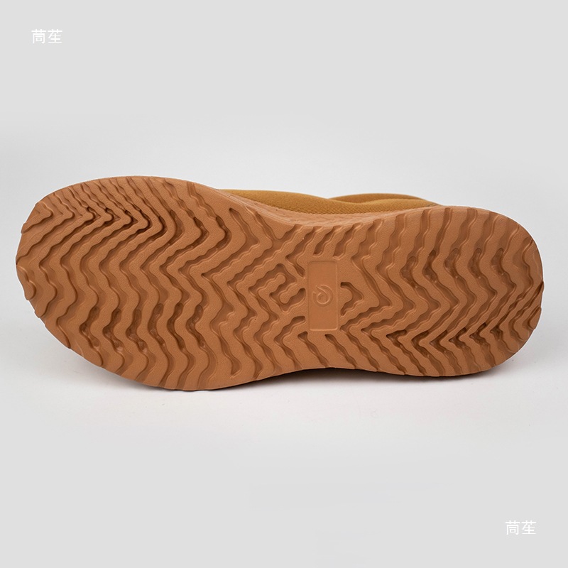 Monk Shoes Winter Men's and Women's Velvet Thickened Cotton Shoes Monk Shoes Thick-Soled Non-Slip Monk Cotton Shoes