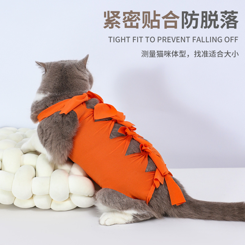 Pet cat sterilization after surgery medication weaning breathable physiological pants anti-licking harassment clothing supplies wholesale