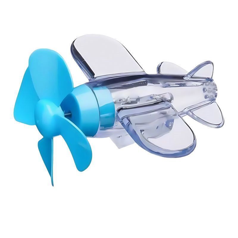 [Tik Tok Hot Style] Wind Power Small Aircraft Electric Vehicle Luminous Bicycle Motorcycle Wind Energy Led Decoration