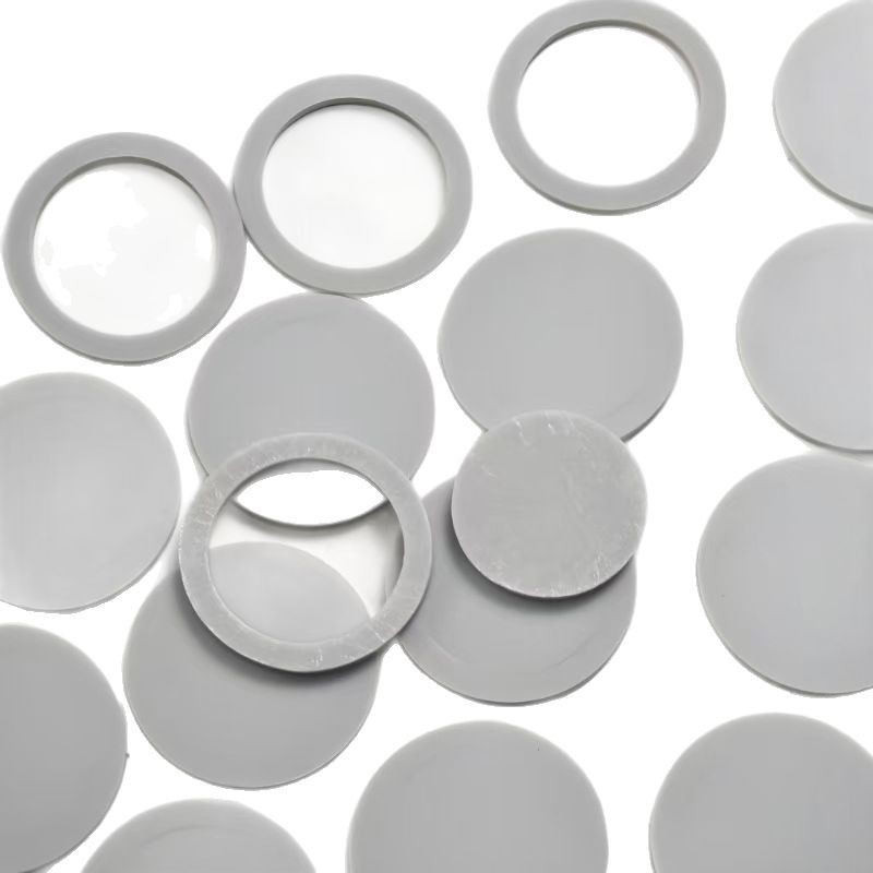 Silicone Flat Gasket for Drain Pipe Sealing, Silicone Sealing Ring, Plastic Waterproof, Durable, Leak-Proof Silicone Rubber