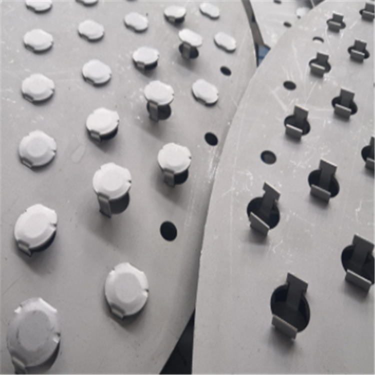 Chemical resistant stainless steel strip guide metal FI float valve tray factory undertaking tower equipment manufacturing