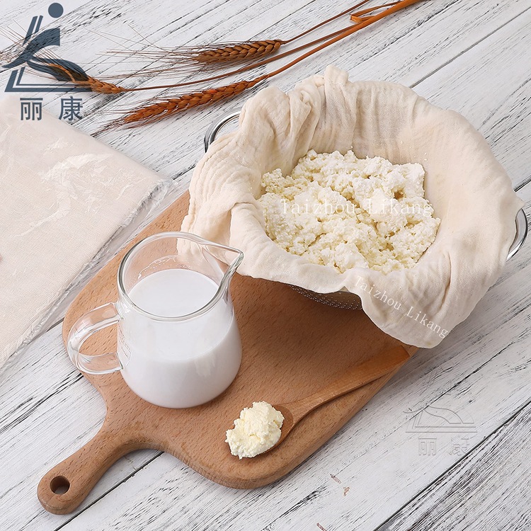 Amazon Cross-Border Cheesecloth Cheese Cloth Natural Color Unbleached Square Filter Gauze 20*20inch