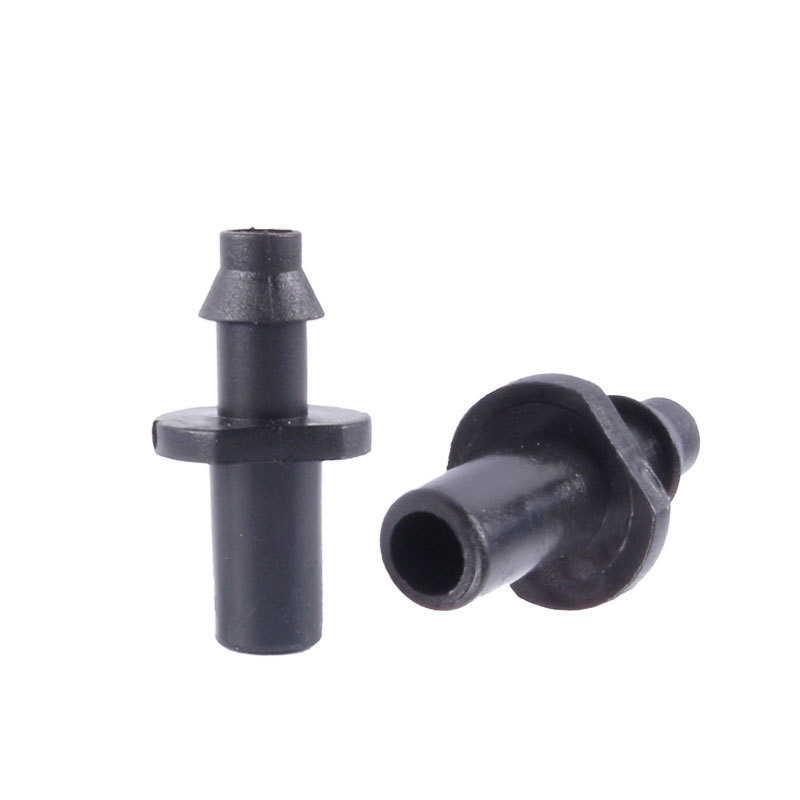 4/7Pvc Capillary Tee Straight through Double Barbed Single Barb Elbow Four-Way Plug Outer Wire Variable Diameter Micro-Spray Accessories
