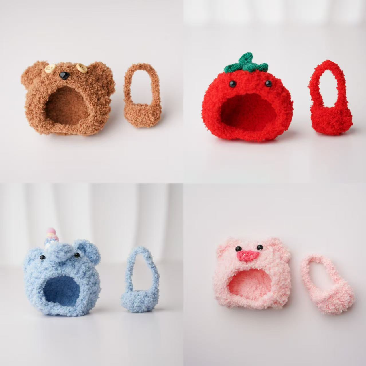 Чисто ручная сумка-капюшон 11 см, набор с арахисом Пингвин/Крэон Шин-Чан, готовый продукт, набор Западного Хайленда