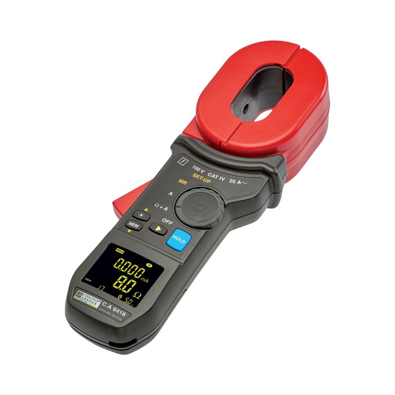 C.A 6418 Ground Loop Resistance Clamp Meter Ca6418 Square Jaw Ground Resistance Tester Original Authentic
