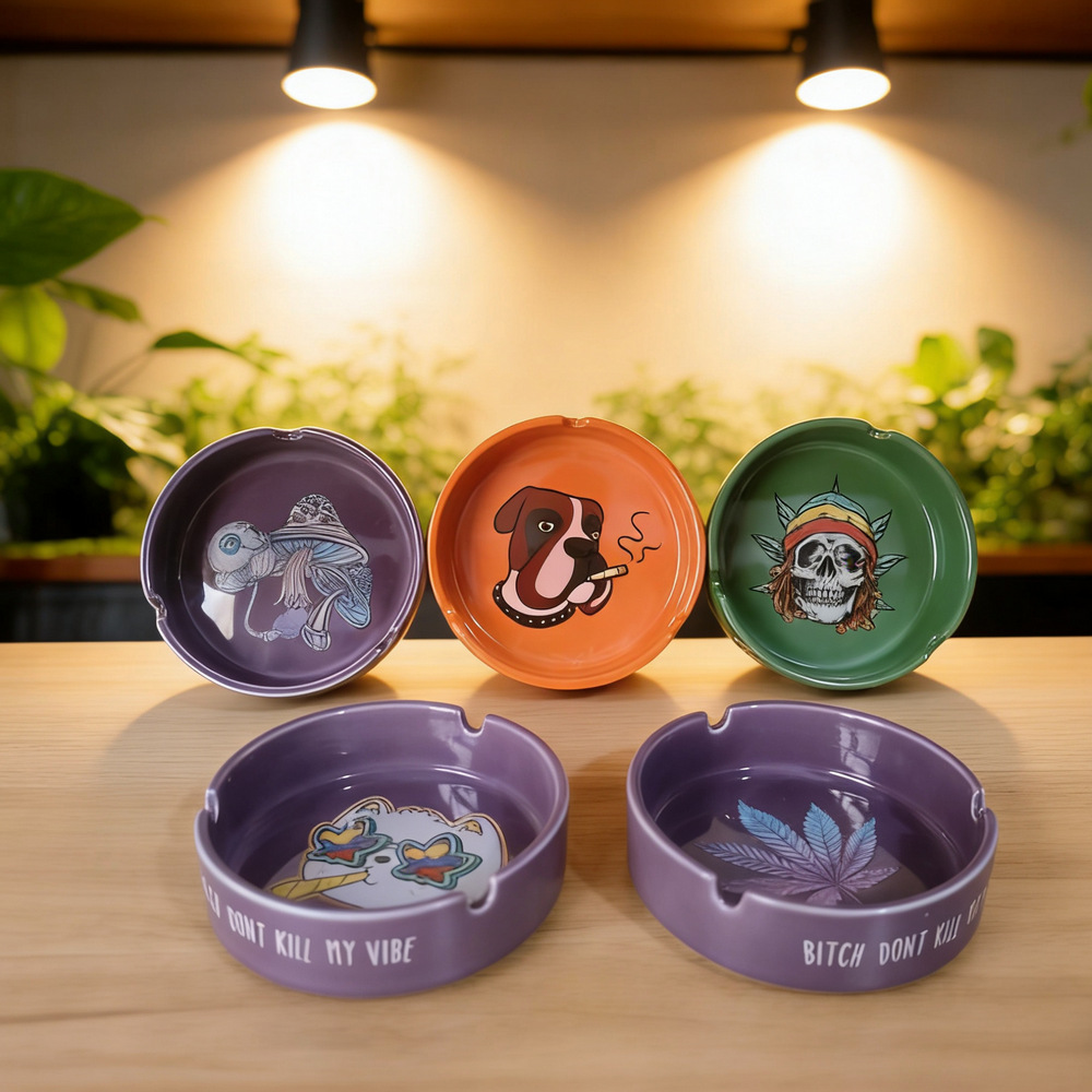 Кросс-браундерный экспортный мультяшный керамический пепельница, офисная, гостиничная, уличная, декоративные украшения, распродажа остатков